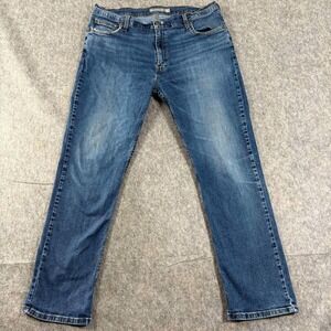 Member's Mark Men's Straight Jeans Size 38x30 Cotton Denim Medium Wash 5 Pockets